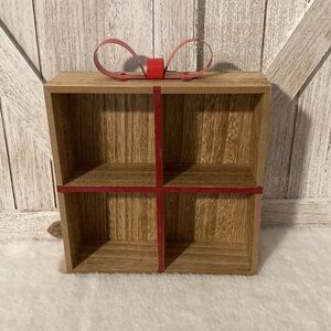 Target BP 2022 Wood Christmas Present Wall Shelf or Tabletop Decor